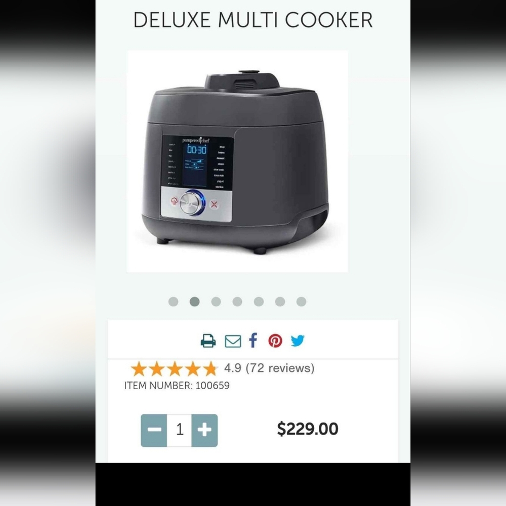 Pampered Chef Multi Cooker